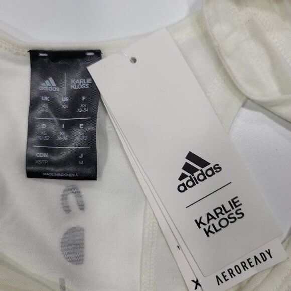 adidas x Karlie Kloss Women's Tank Top XS Off White - Picture 6 of 10